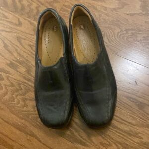 Clark’s NIB UN Darcy-Cap 2, Loafers, Black Leather, 11M,